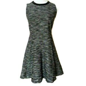 Madewell The Anywhere Dress Sz 8 Pockets Exposed Zipper Sleeveless Lined Preppy